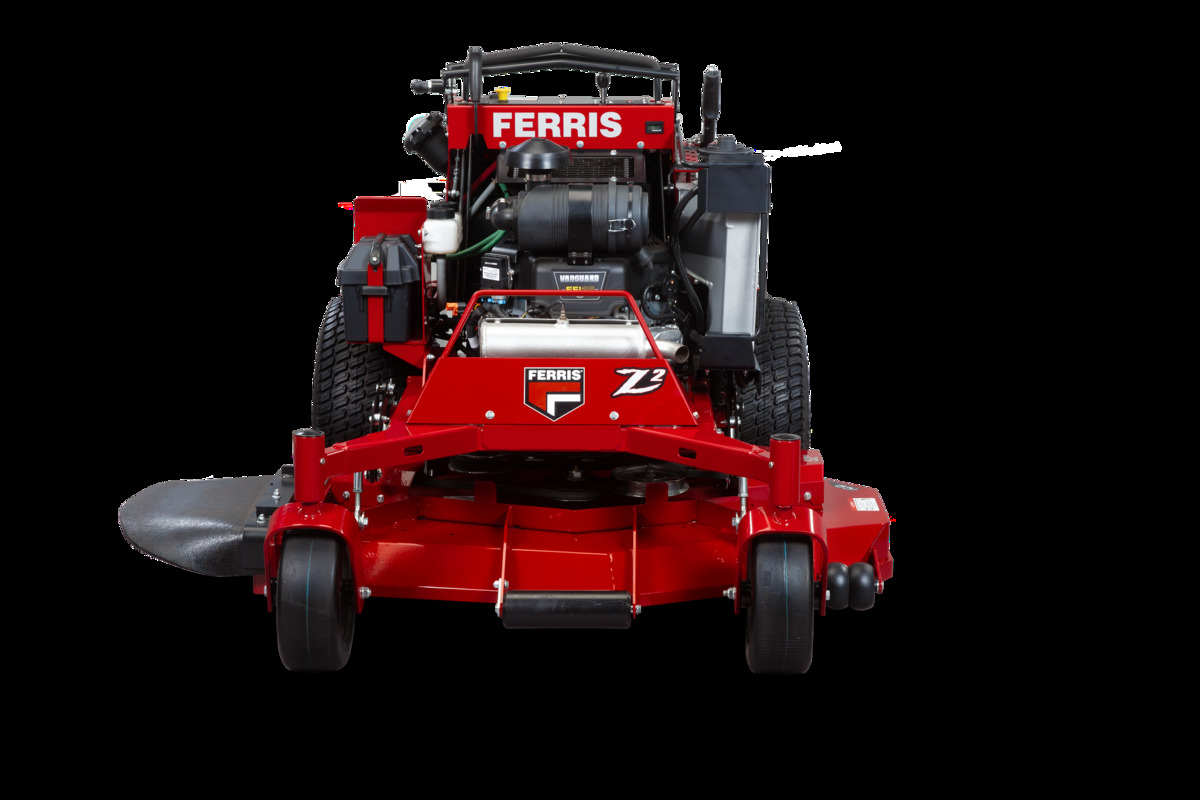 SRS™ Z2 Soft Ride Stand-On Mowers — front view
