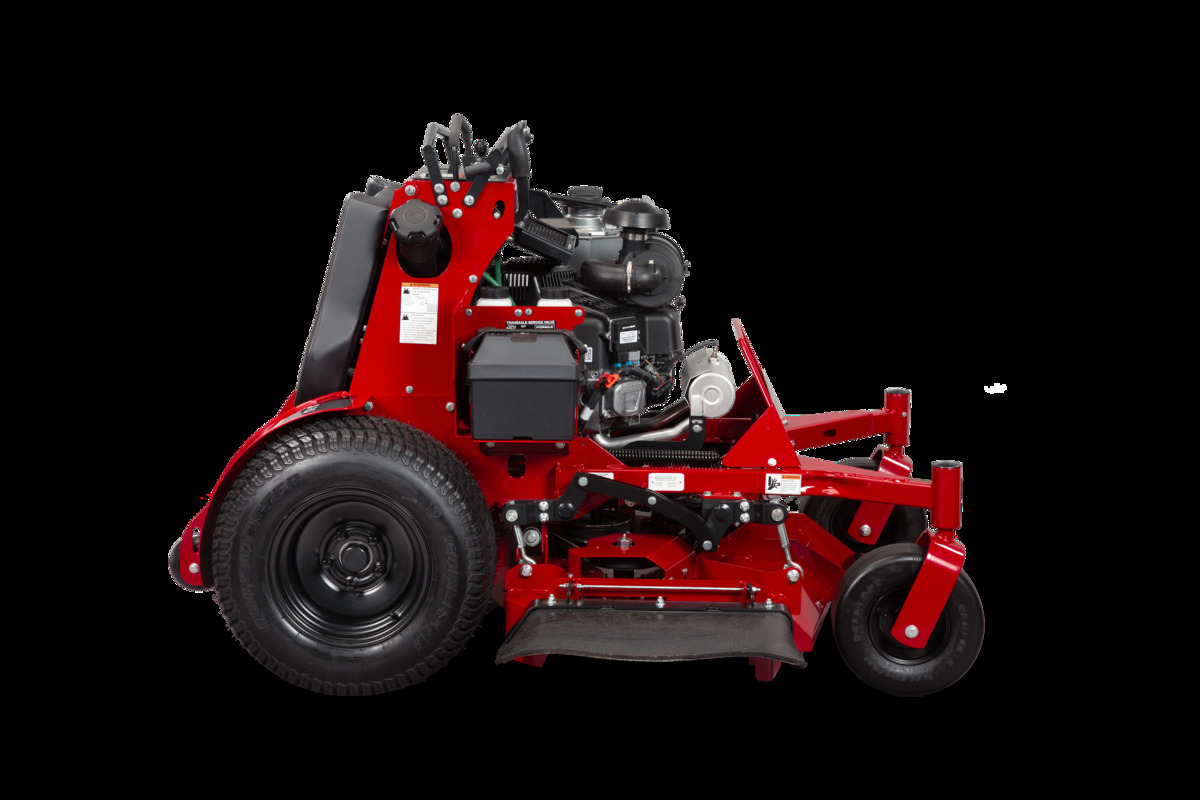 SRS™ Z2 Soft Ride Stand-On Mowers — side view