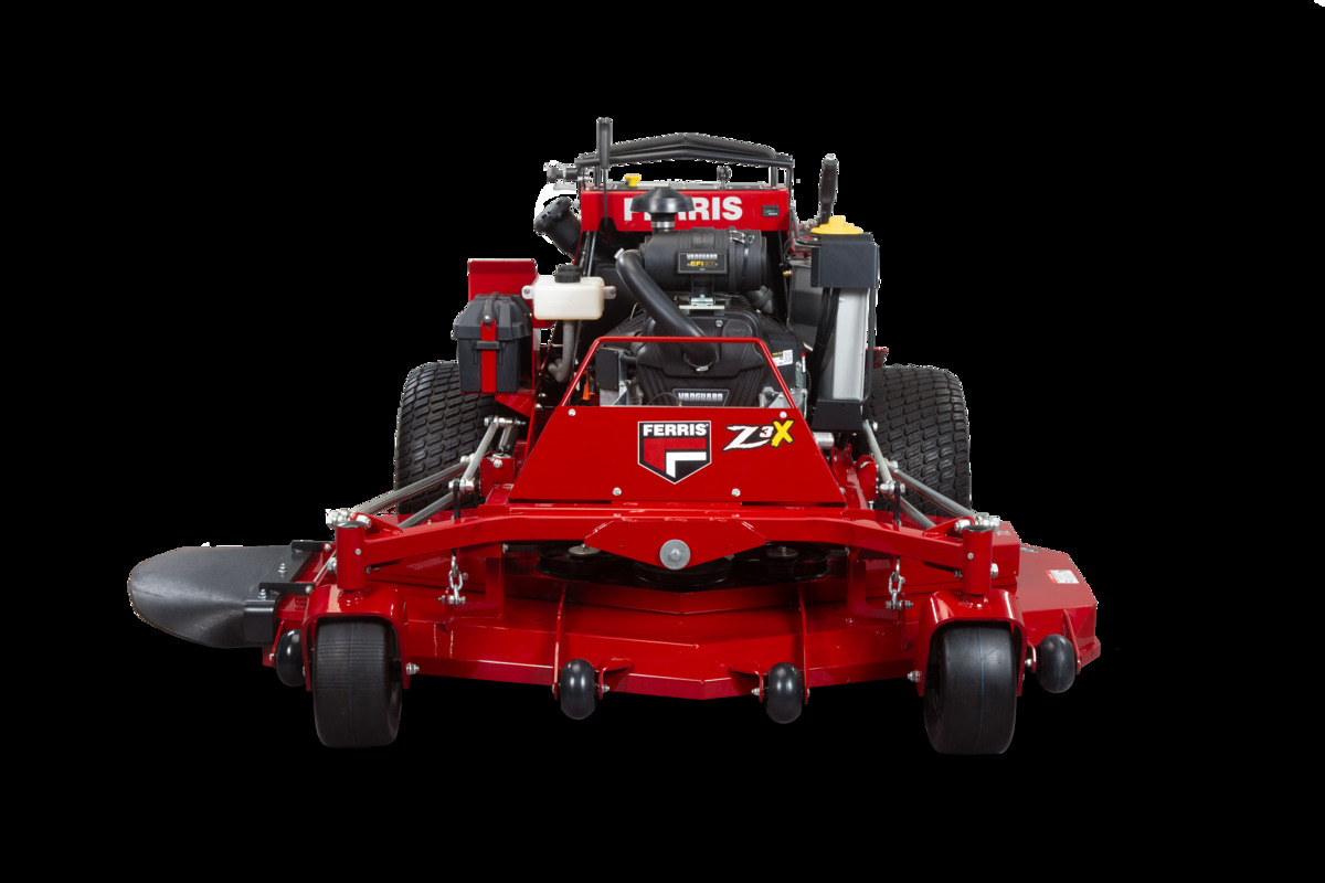 SRS™ Z3X Soft Ride Stand-On Mowers — front view