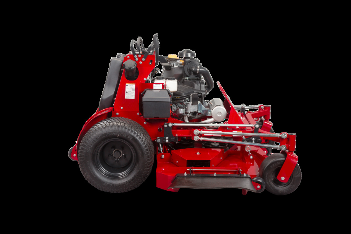 SRS™ Z3X Soft Ride Stand-On Mowers — side view