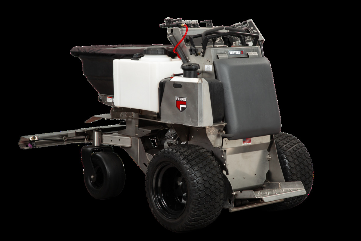 Venture X™ Ride-On Zero Turn Spreader/Sprayer — rear 3/4 view