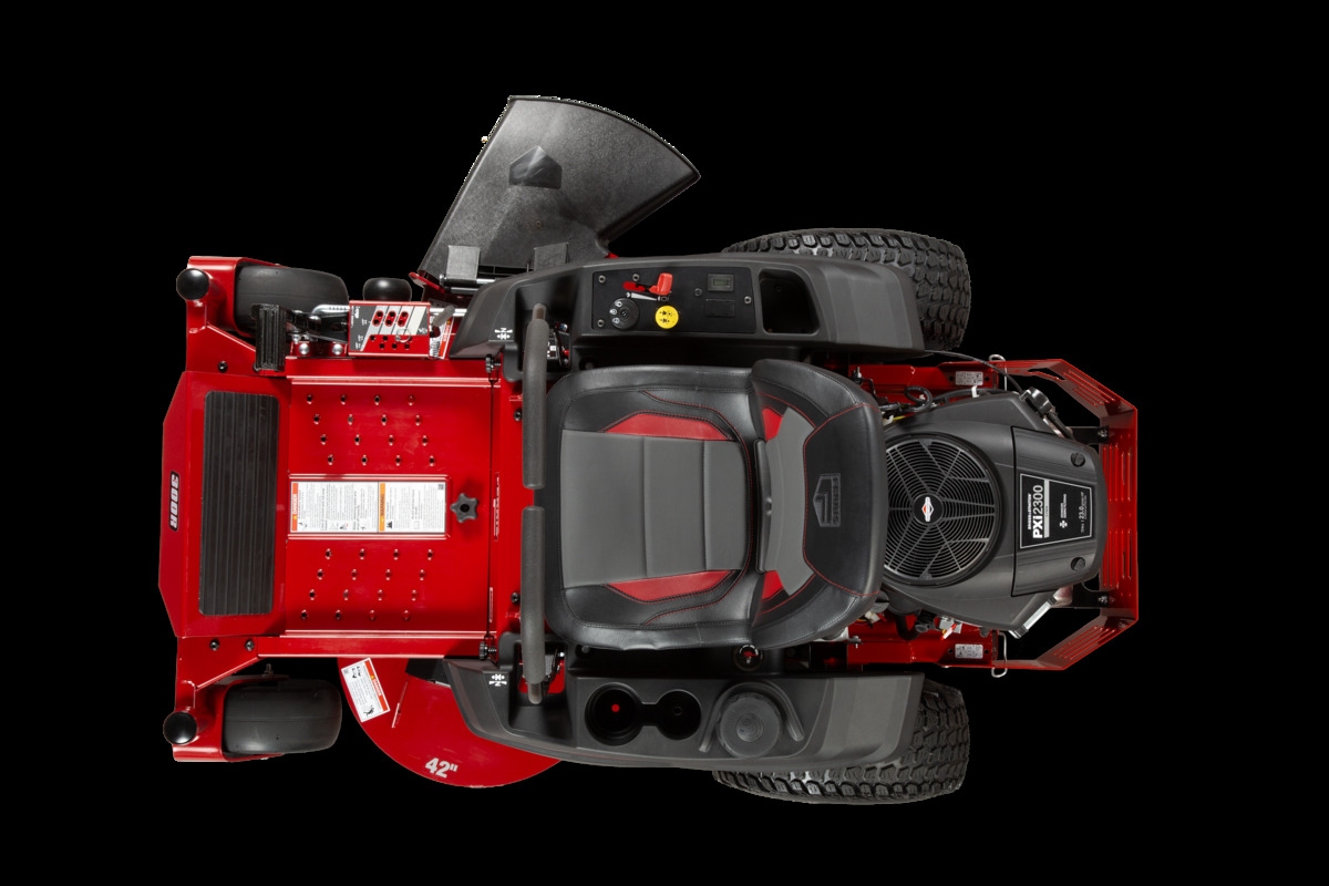 300R Zero Turn Mower — top view